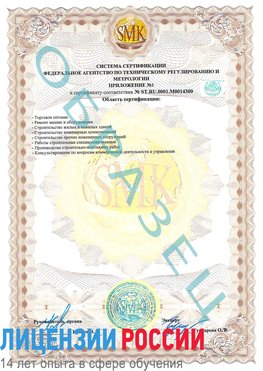 Образец сертификата соответствия (приложение) Бор Сертификат OHSAS 18001